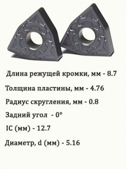 Твердосплавные пластины для точения WNMG080408-SM3 JGA20F
