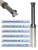Фреза фасочная твердосплавная D4*16*D4*50 90 градусов