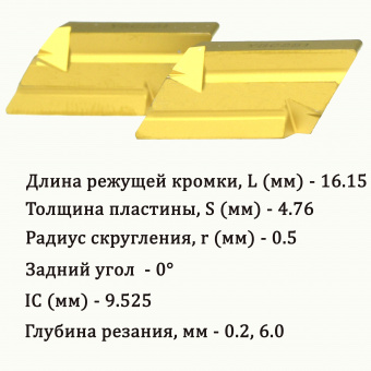 Пластины для точения KNUX160405R12 YBC251