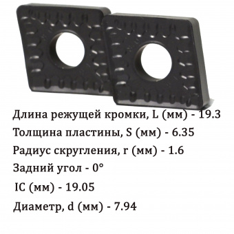 Сменные твердосплавные пластины CNMM190616-DR YBC152