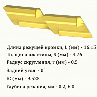 Пластины для точения KNUX160405L12 YBC251